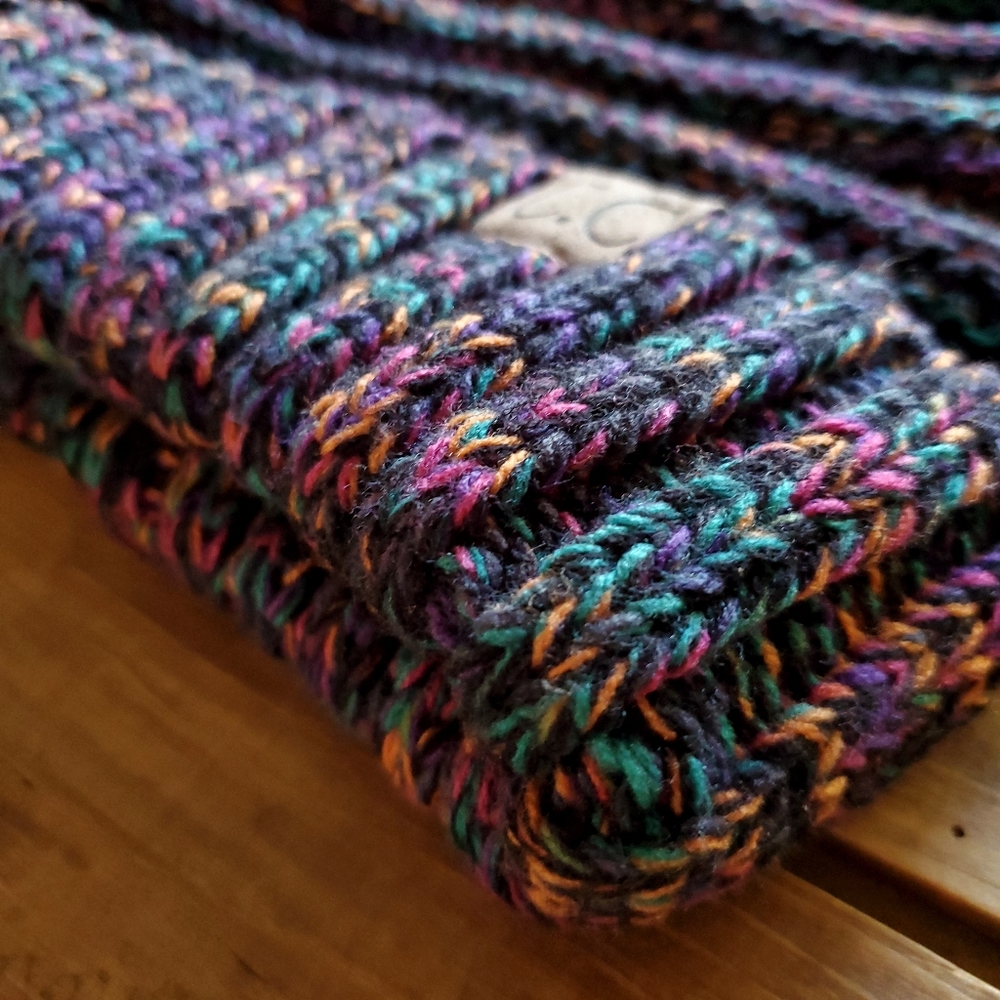 C. C Women’s Cable Knit Colorful Beanie - Picture 11 of 15
